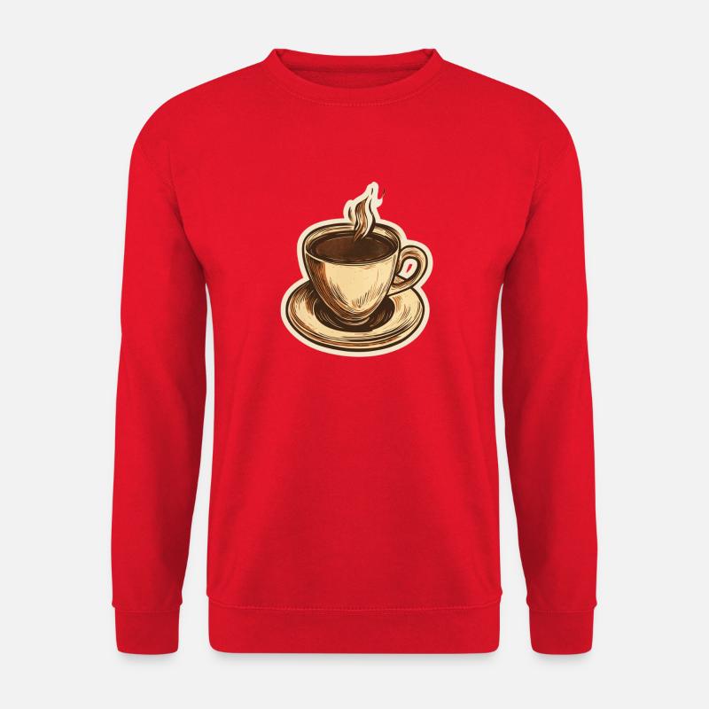 Coffee - Unisex Sweatshirt - red