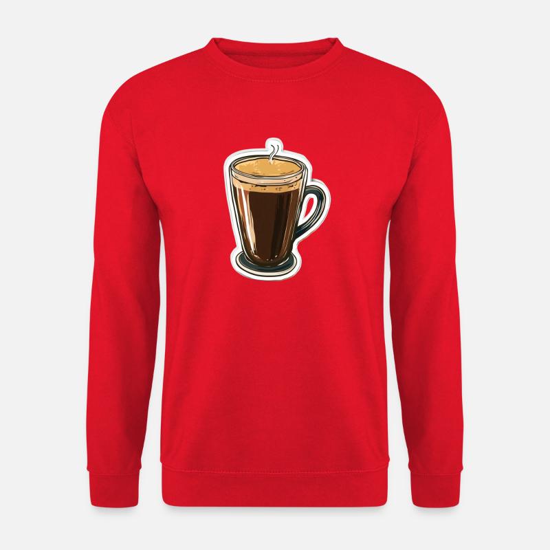 Kaffee - Unisex Pullover - Rot
