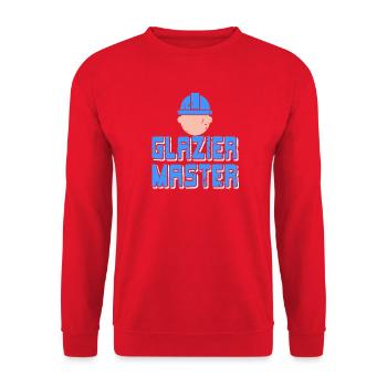 Glazier Hero Not All Superheroes Use Capes - Unisex Sweatshirt - red - Front - Alina (178cm) & Michal (187cm)