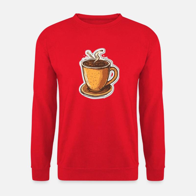 Kaffee - Unisex Pullover - Rot