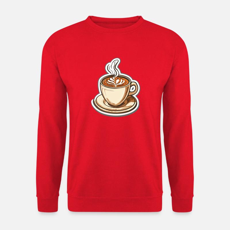 Kaffee - Unisex Pullover - Rot