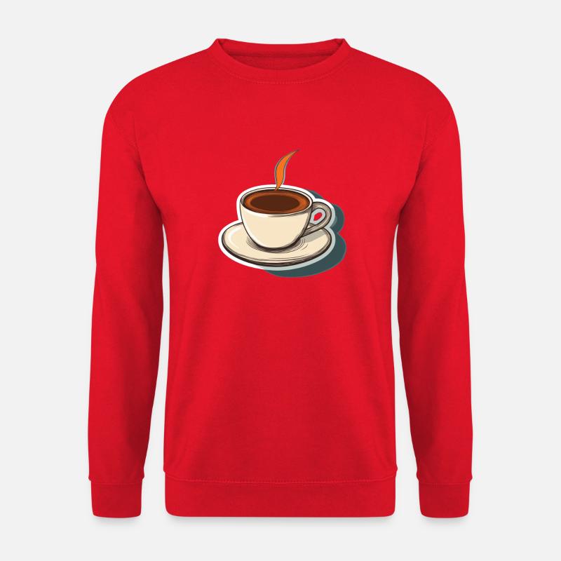 Kaffee - Unisex Pullover - Rot