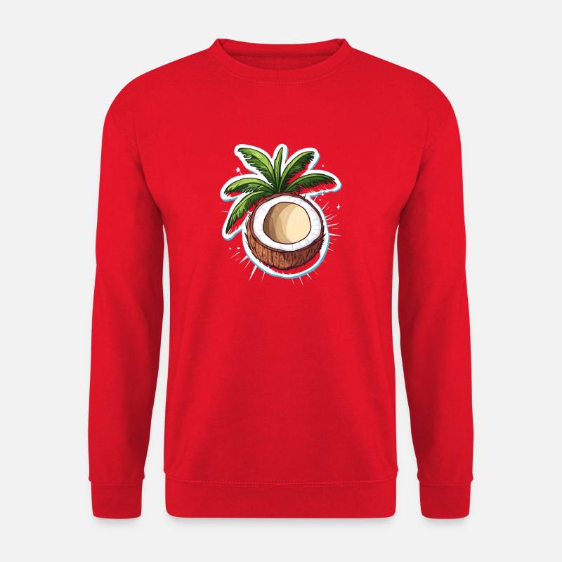 Kokosnuss Coconut - Unisex Pullover - Rot