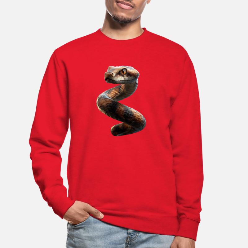 serpent, python, cobra, serpent à sonnettes, serpents Sweat-shirt Unisexe