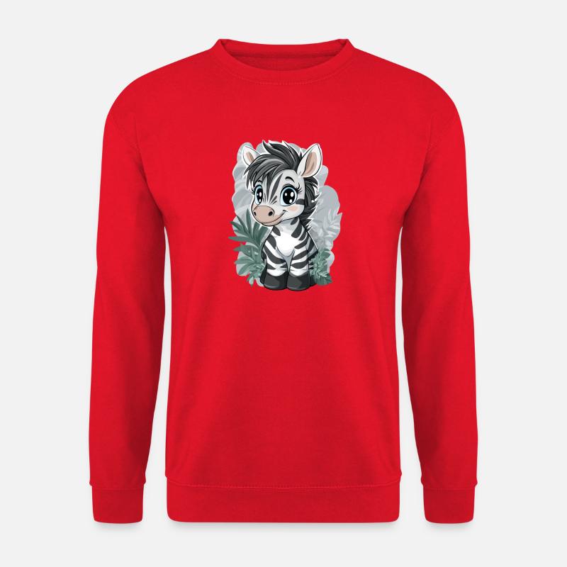 Zebra - Unisex Pullover - Rot
