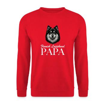 Papa finlandais lapon - Sweat-shirt Unisexe - rouge - Devant - Alina (178cm) & Michal (187cm)