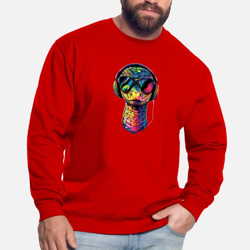 serpent, python, cobra, serpent à sonnettes, serpents Sweat-shirt Unisexe