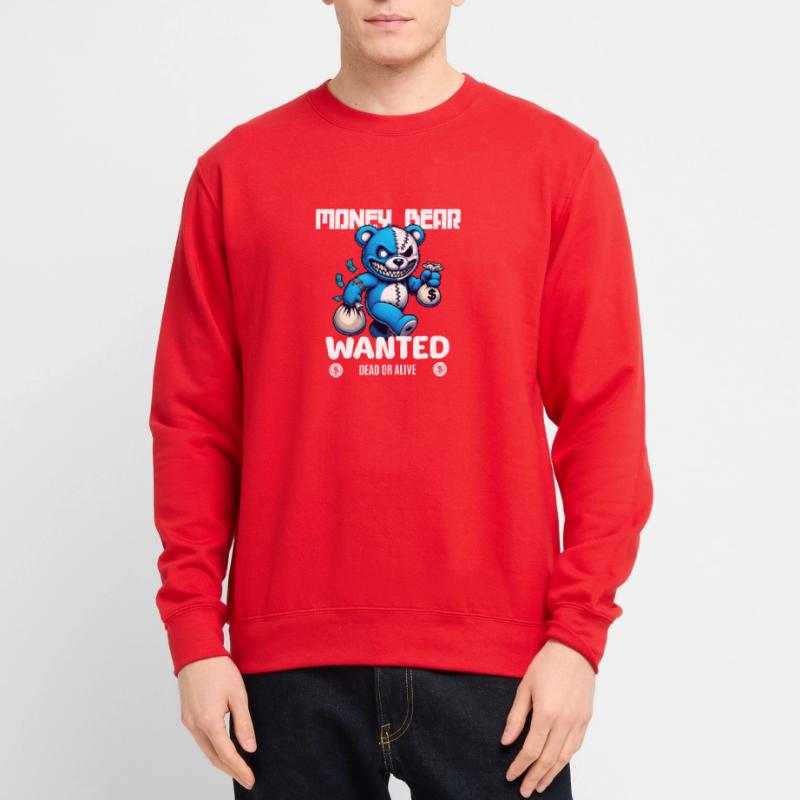 Gesucht wird böser Bär tot oder lebendig Unisex Pullover