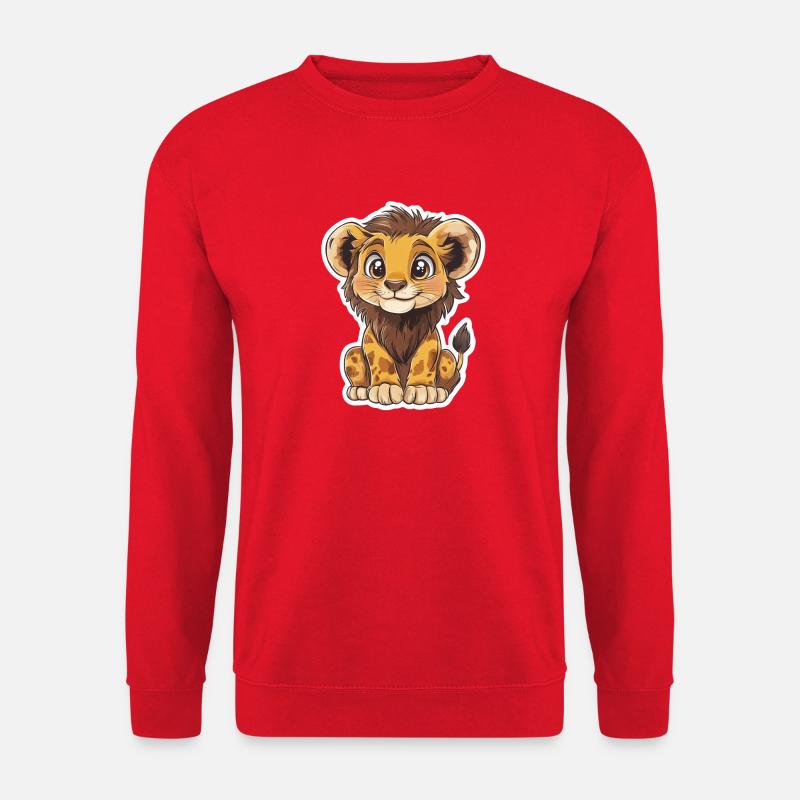 Löwe - Unisex Pullover - Rot