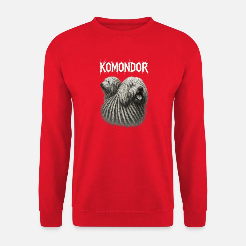 Komondor - Unisex Pullover - Rot