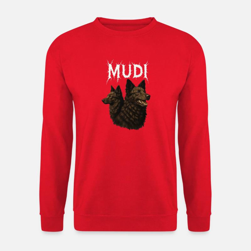Mudi - Unisex Pullover - Rot