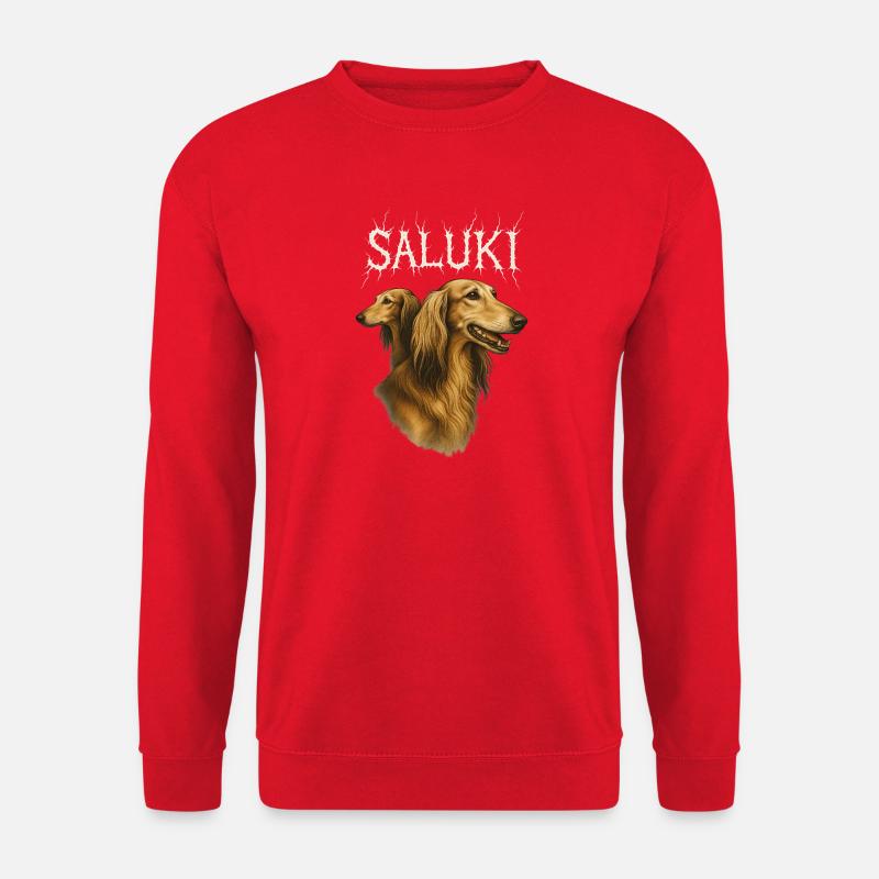 Saluki - Unisex Pullover - Rot