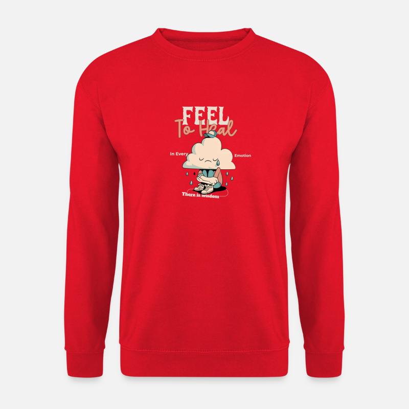 Feel To Heal Wolke Heilung - Unisex Pullover - Rot