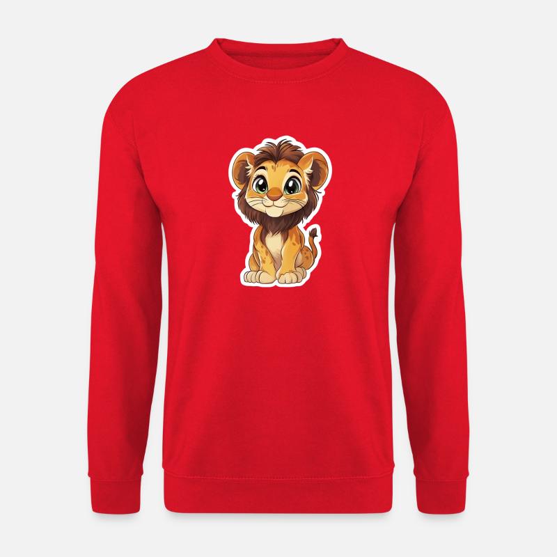 Löwe - Unisex Pullover - Rot