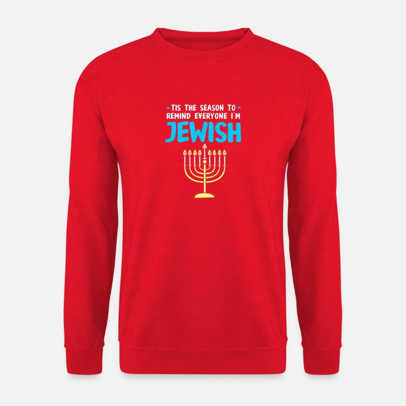 Hanukah Hanukkah Chanukkah - Unisex Pullover - Rot