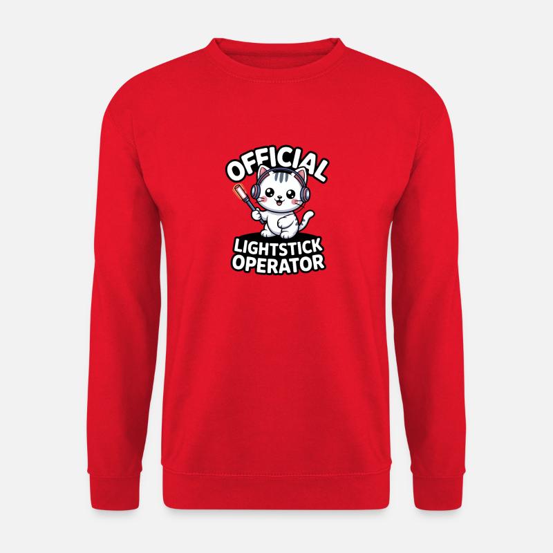 K-Pop Fan Lightstick Korea - Unisex Pullover - Rot