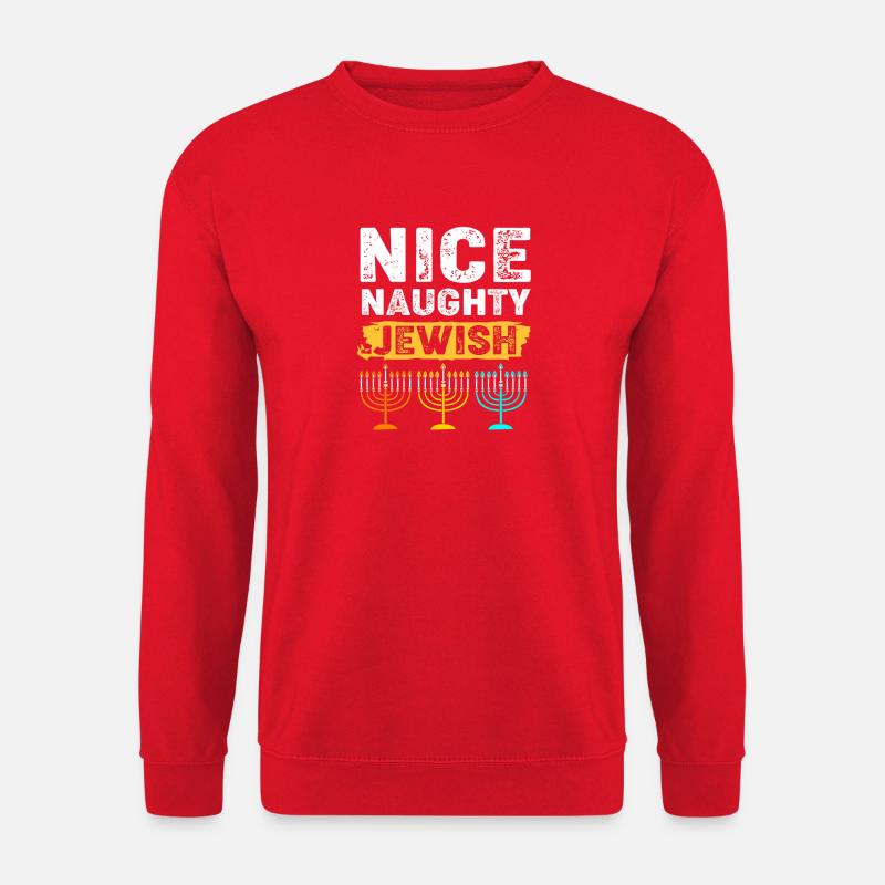 Hanoukka Hanoukka Hanoukka - Sweat-shirt Unisexe - rouge