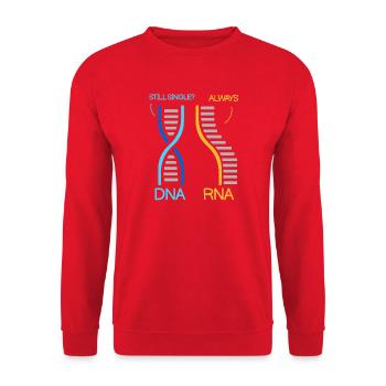 Biology Teacher Biologist Microbiology Biologist - Unisex Sweatshirt - red - Front - Alina (178cm) & Michal (187cm)