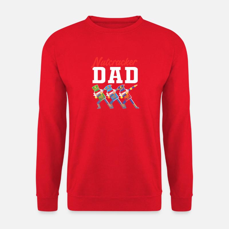 Weihnachten Nussknacker Vater Papa - Unisex Pullover - Rot