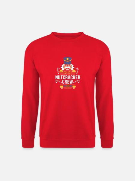 Weihnachten Nussknacker Familie - Unisex Pullover - Rot
