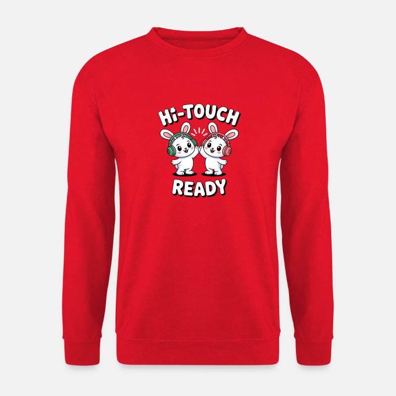 K-Pop Hi-Touch Lustig Korea Maknae - Unisex Pullover - Rot