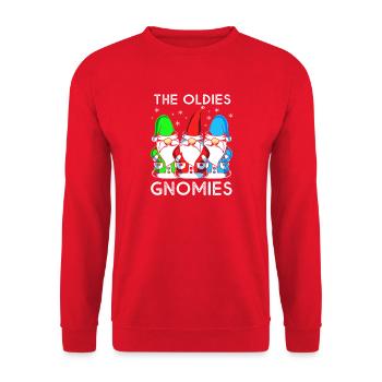Gnome Grand-parents Grand-mère Grand-père Grand-mère Grand-père - Sweat-shirt Unisexe - rouge - Devant - Alina (178cm) & Michal (187cm)