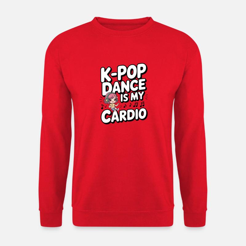 K-Pop Dance Funny Korea - Unisex Sweatshirt - red