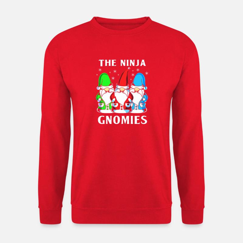 Gnome Ninja - Unisex Sweatshirt - red