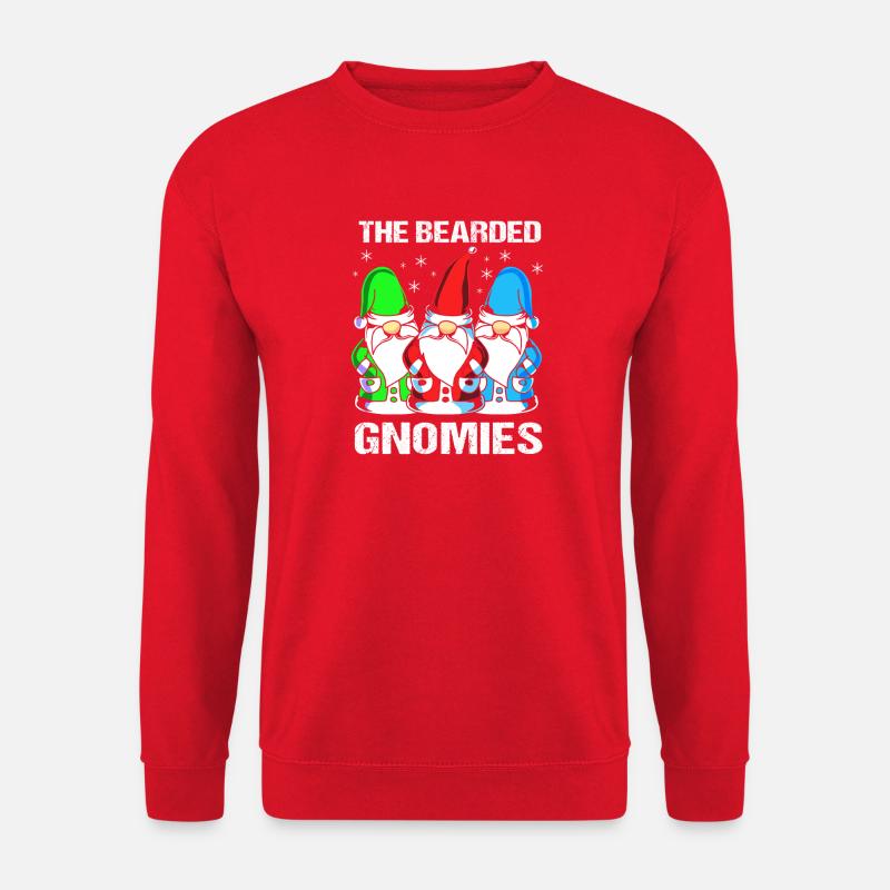 Gnome Bart - Unisex Sweatshirt - red