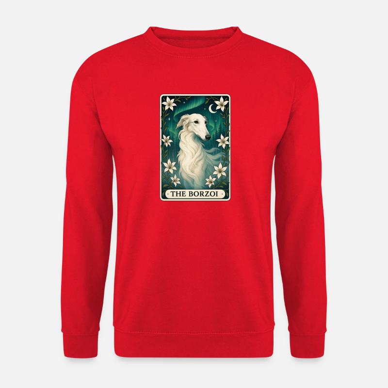Borzoi - Unisex Pullover - Rot