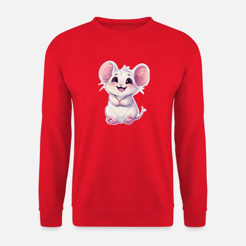 Maus - Unisex Pullover - Rot