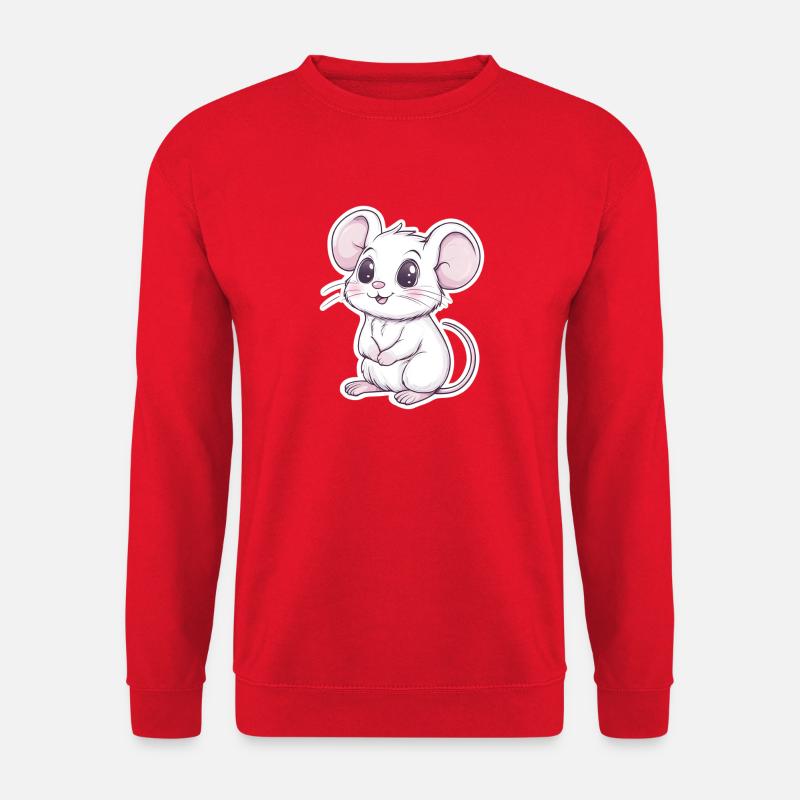 Maus - Unisex Pullover - Rot