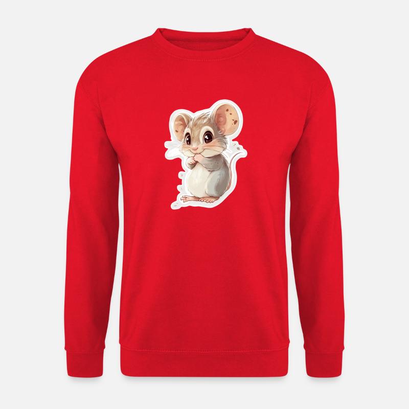 mouse - Unisex Sweatshirt - red