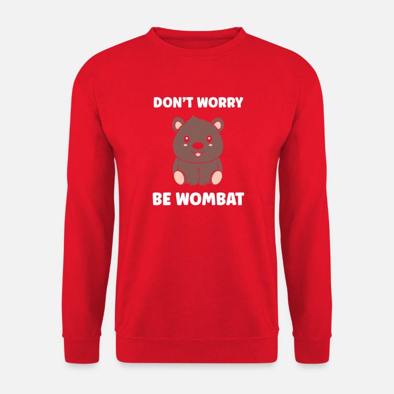 Wombat Sweet Soothed - Unisex Pullover - Rot