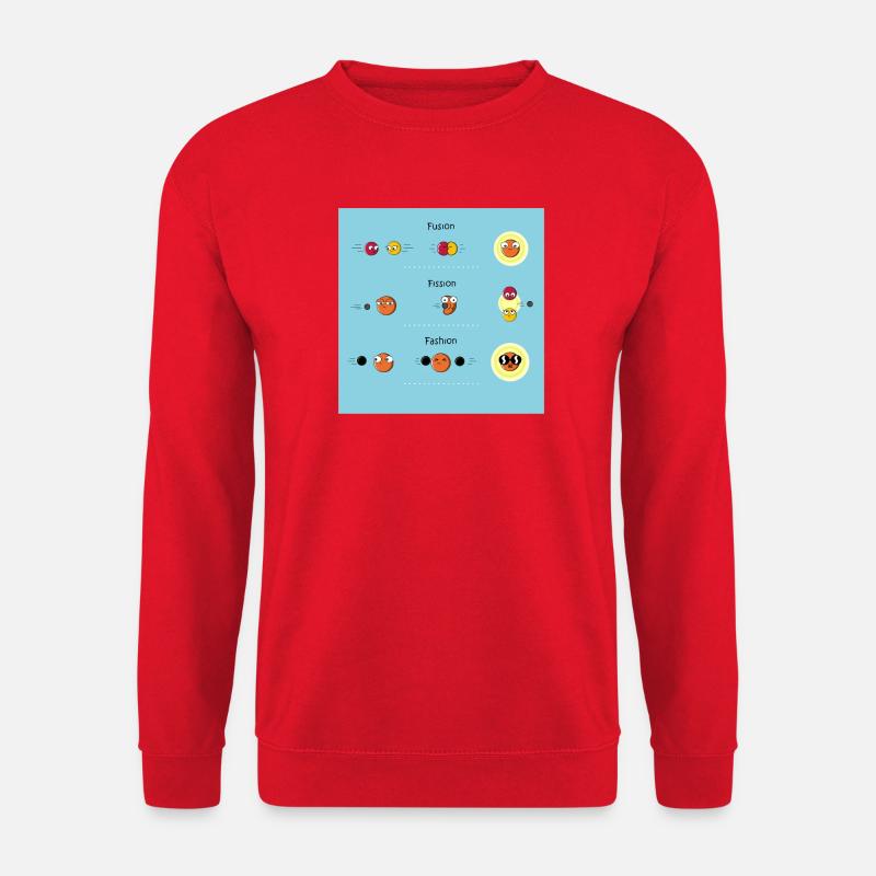 Physik Phyiker Lehrer Wissenschaft lustiger Spruch - Unisex Pullover - Rot