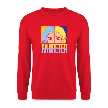 Anime Manga Otaku Kawaii Japon Cosplay Bande dessinée - Sweat-shirt Unisexe - rouge - Devant - Alina (178cm) & Michal (187cm)