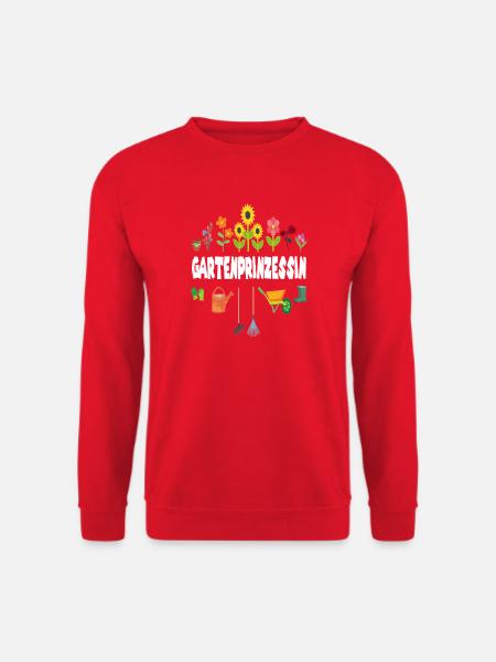 Gartenprinzessin Blumenglanz - Unisex Pullover - Rot