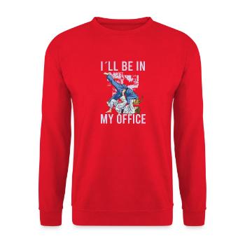 MMA BJJ jiu jitsu Jiu Jitsu brésilien vintage - Sweat-shirt Unisexe - rouge - Devant - Alina (178cm) & Michal (187cm)