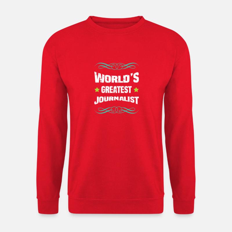 Weltbester Journalist - Unisex Pullover - Rot
