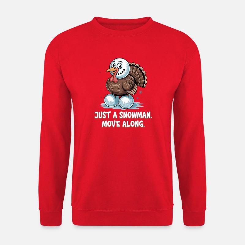 Pas de dinde pour le dîner - Sweat-shirt Unisexe - rouge