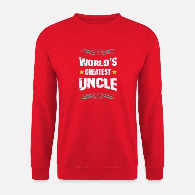 World's Greatest Uncle - Unisex Sweatshirt - red