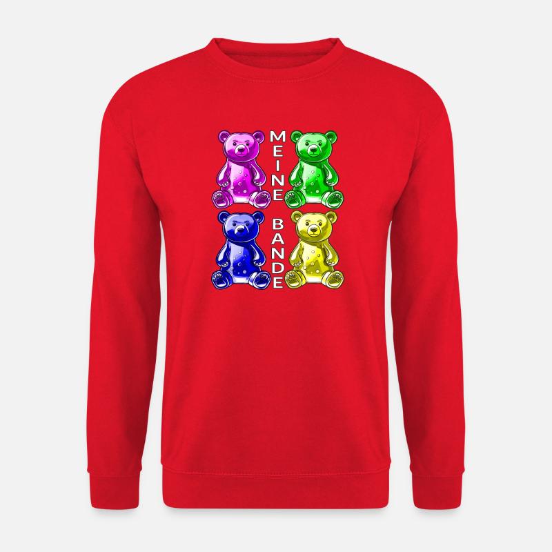GUMMIBÄREN MEINE BANDE - Unisex Pullover - Rot