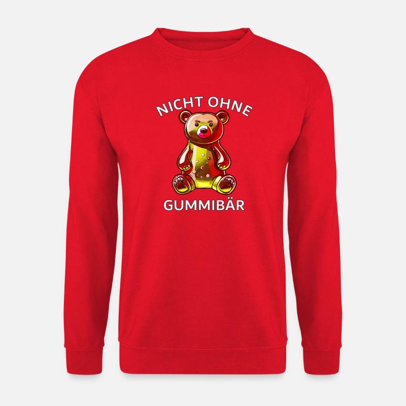 NICHT OHNE GUMMIBÄR - Unisex Pullover - Rot