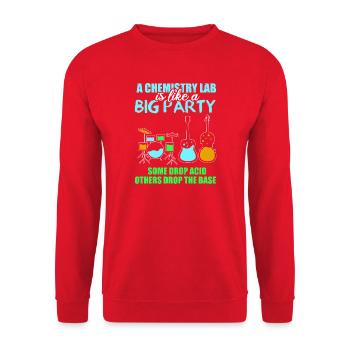 Chimie Chimiste Professeur de chimie - Sweat-shirt Unisexe - rouge - Devant - Alina (178cm) & Michal (187cm)