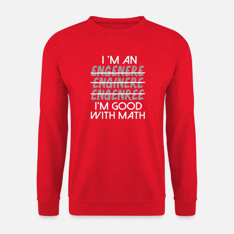 Math Math Math Teacher Mathematician - Unisex Sweatshirt - red