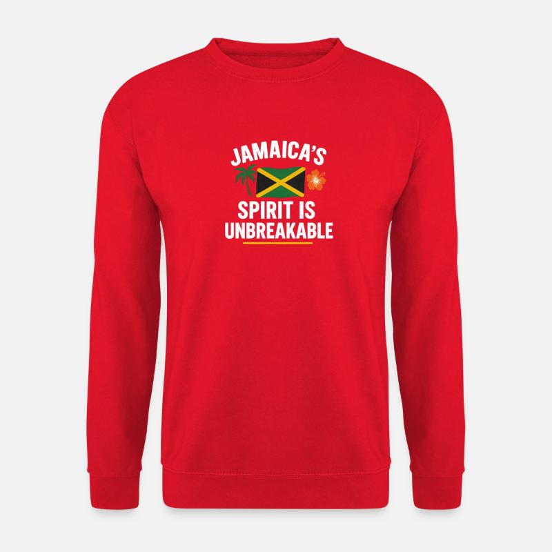 Jamaican Spirit Unbreakable, Jamaika - Unisex Pullover - Rot