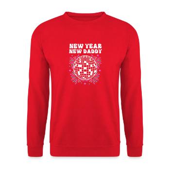 Gender Reveal New Year's Eve New Year New Year - Unisex Sweatshirt - red - Front - Alina (178cm) & Michal (187cm)