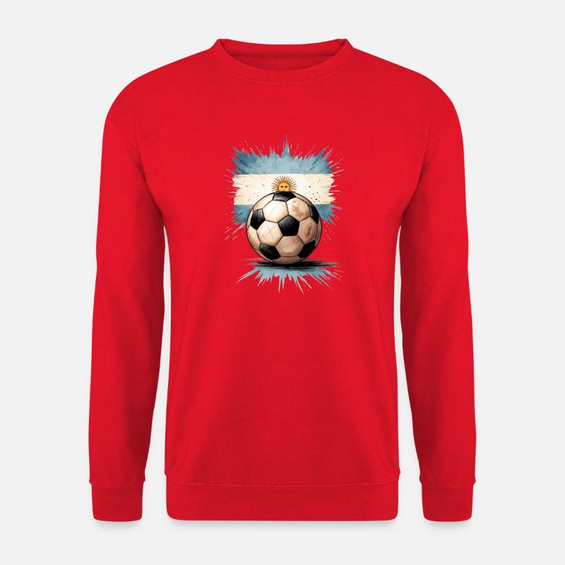Argentinien Fußball - Unisex Pullover - Rot