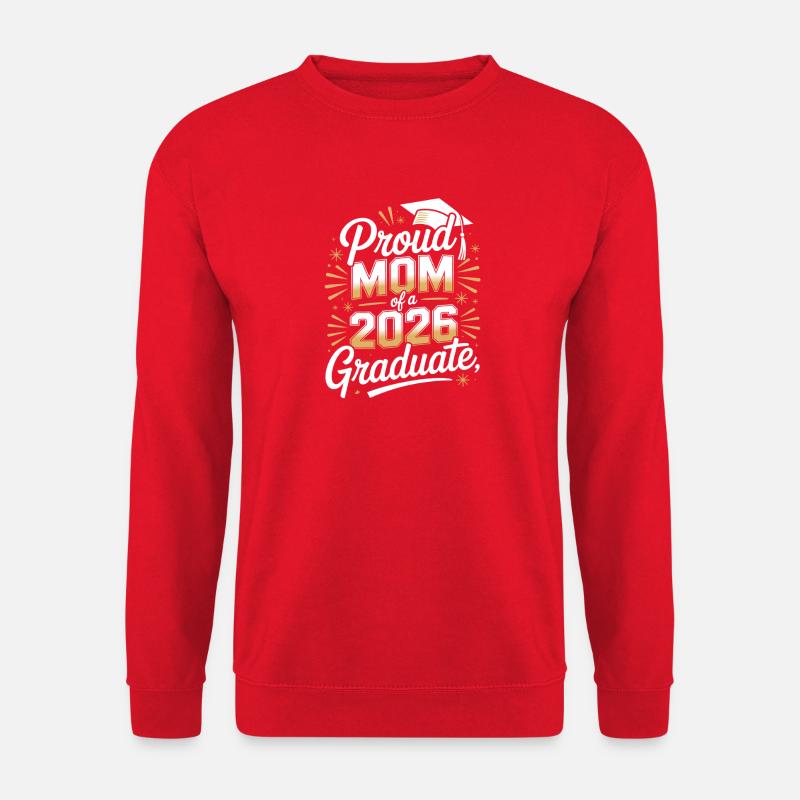 Stolze Mutter eines Absolventen von 2026 - Unisex Pullover - Rot