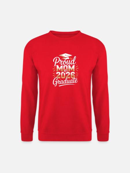 Stolze Mutter des Absolventen 2026 - Unisex Pullover - Rot